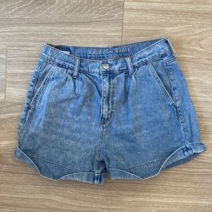 AEO mom jean shorts